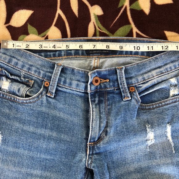 Lucky Brand Charlie Skinny Distressed Jeans - Picture 7 of 10